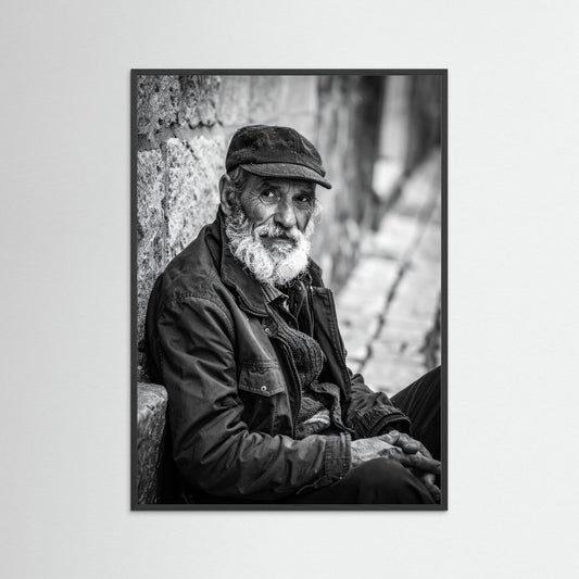 Man on street