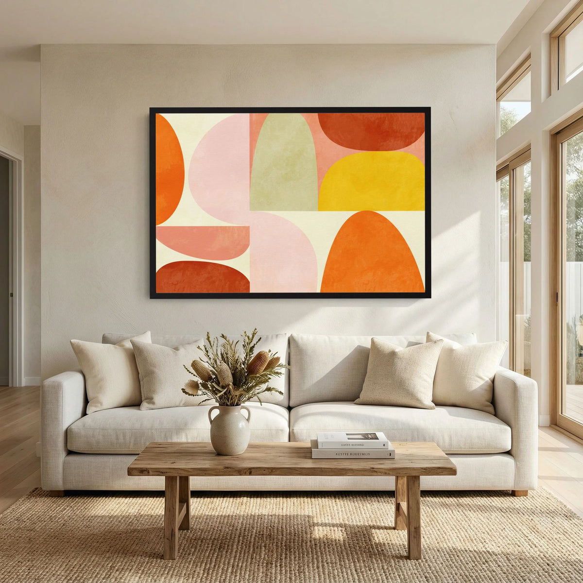 Warm Pastel Geometry 