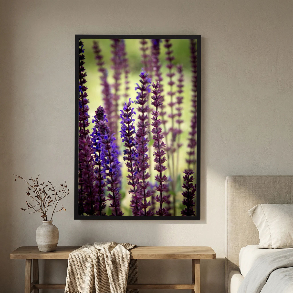 Purple flowers