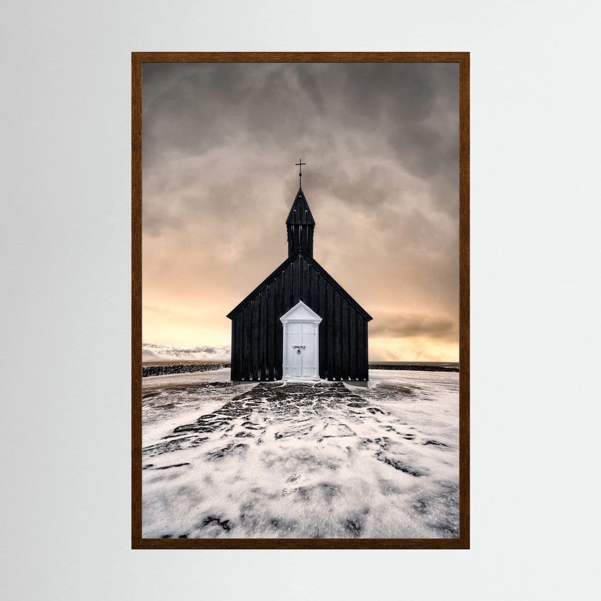 Iceland Black Church 