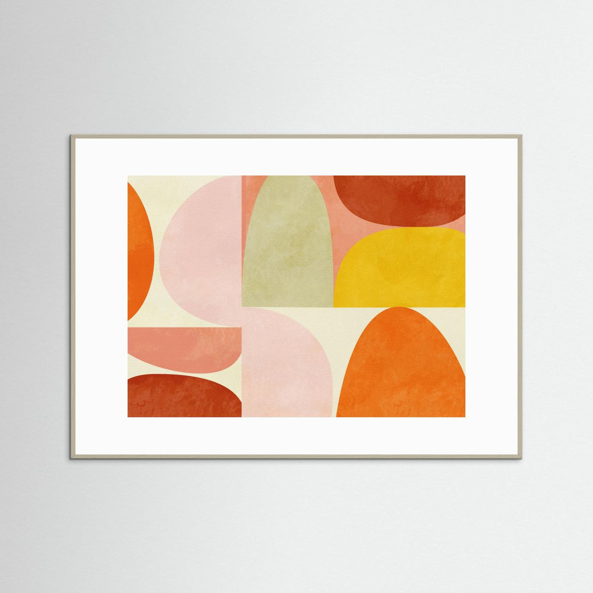 Warm Pastel Geometry 