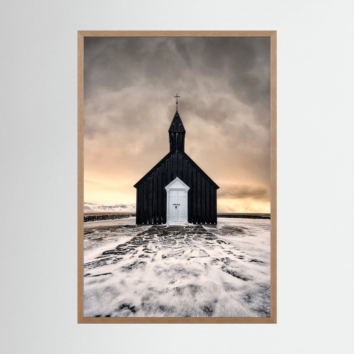 Iceland Black Church 