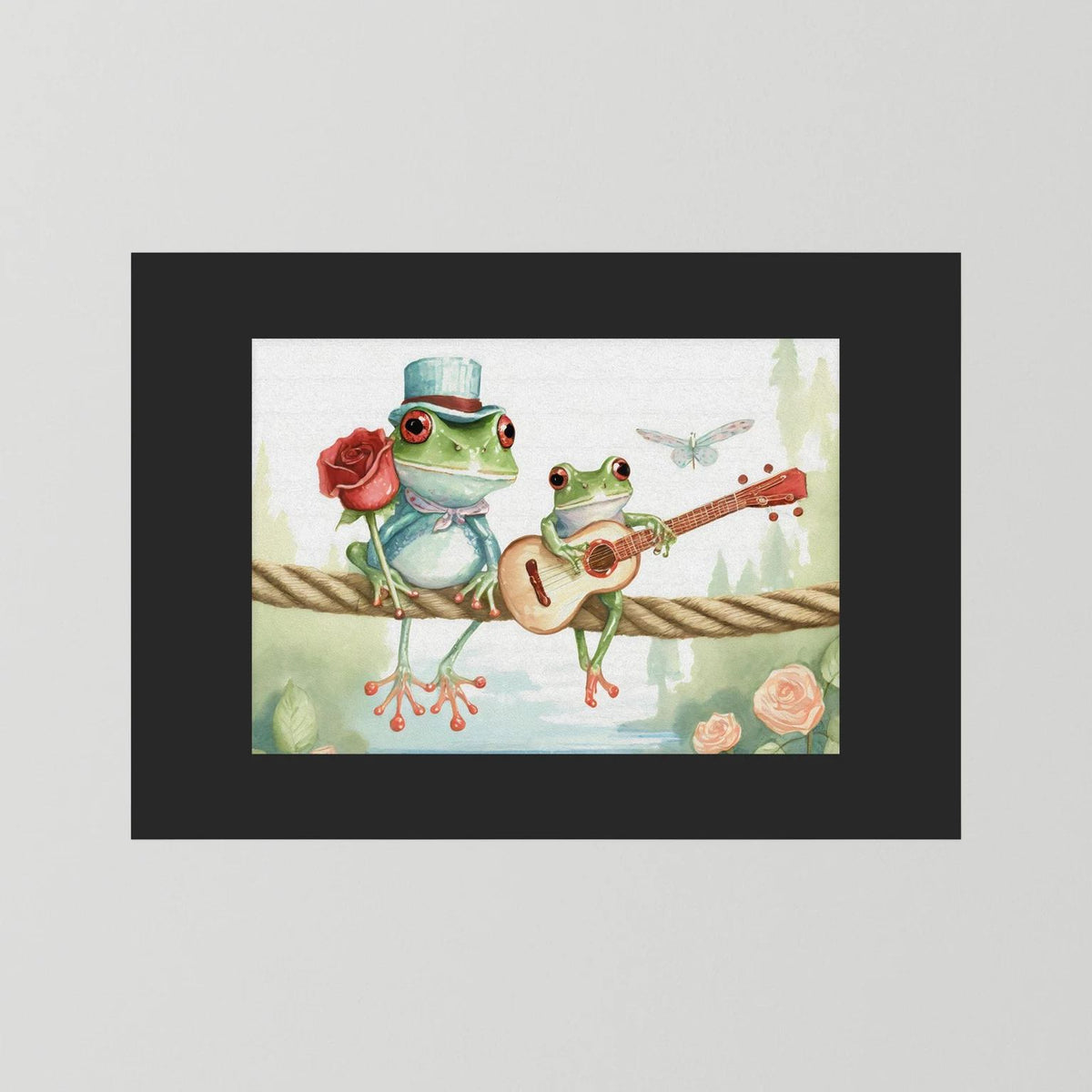 Frogs on a rope 