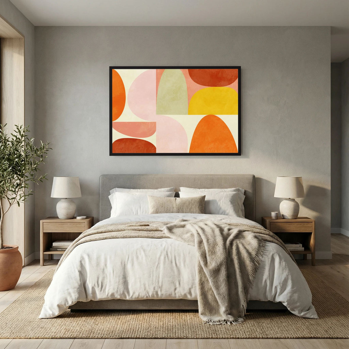 Warm Pastel Geometry 