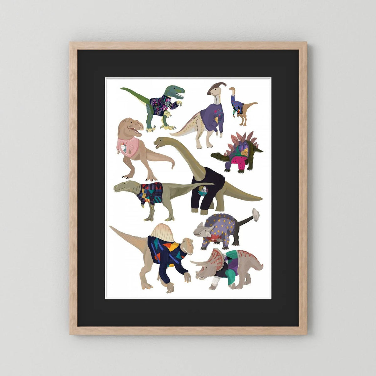 Dinosaurs In 80s Jumpers 