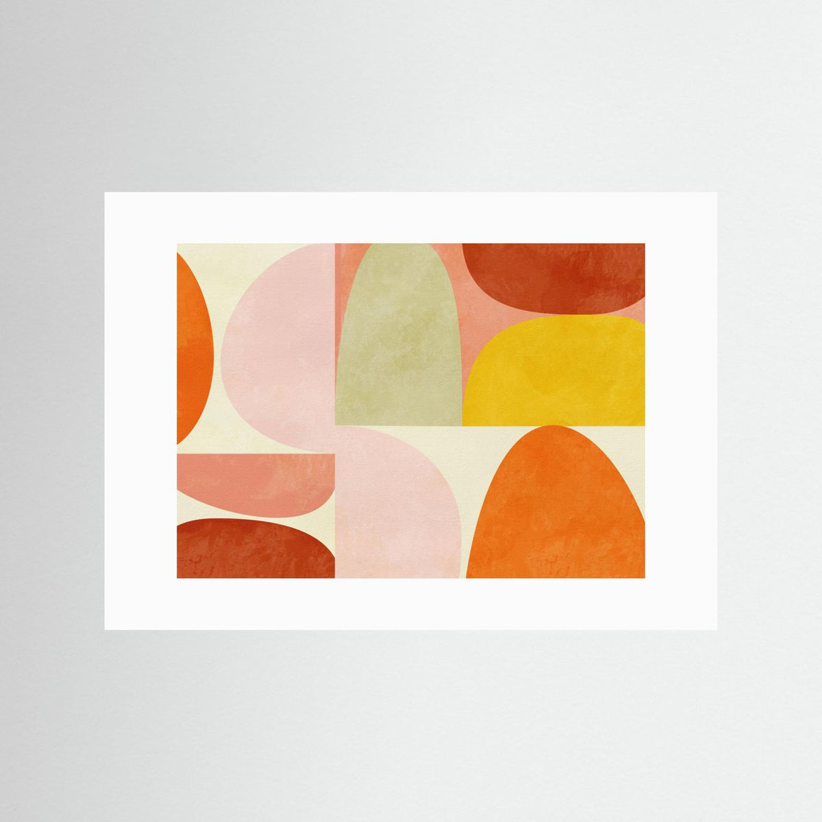 Warm Pastel Geometry 