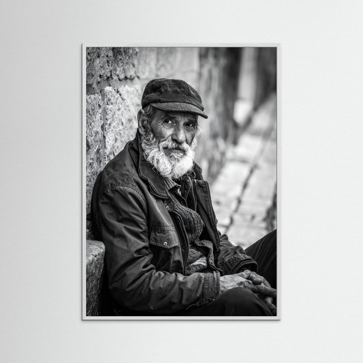Man on street