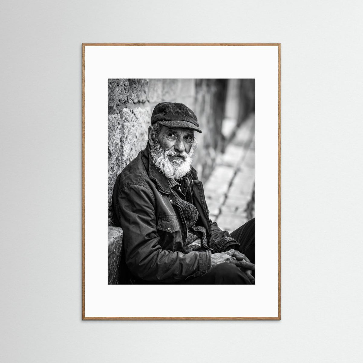 Man on street