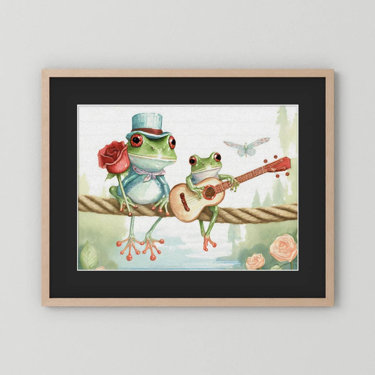 Frogs on a rope 