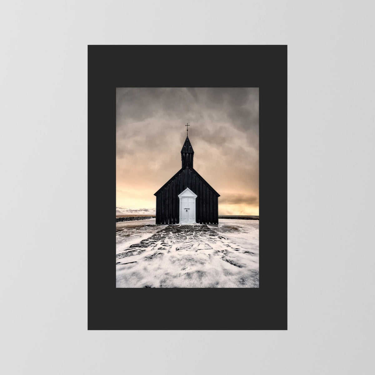 Iceland Black Church 