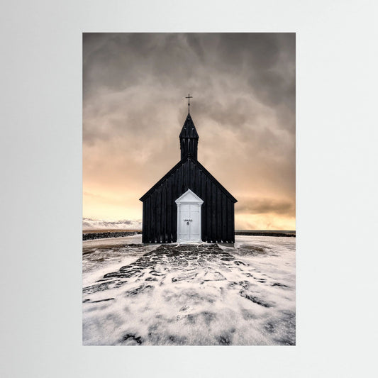 Iceland Black Church 