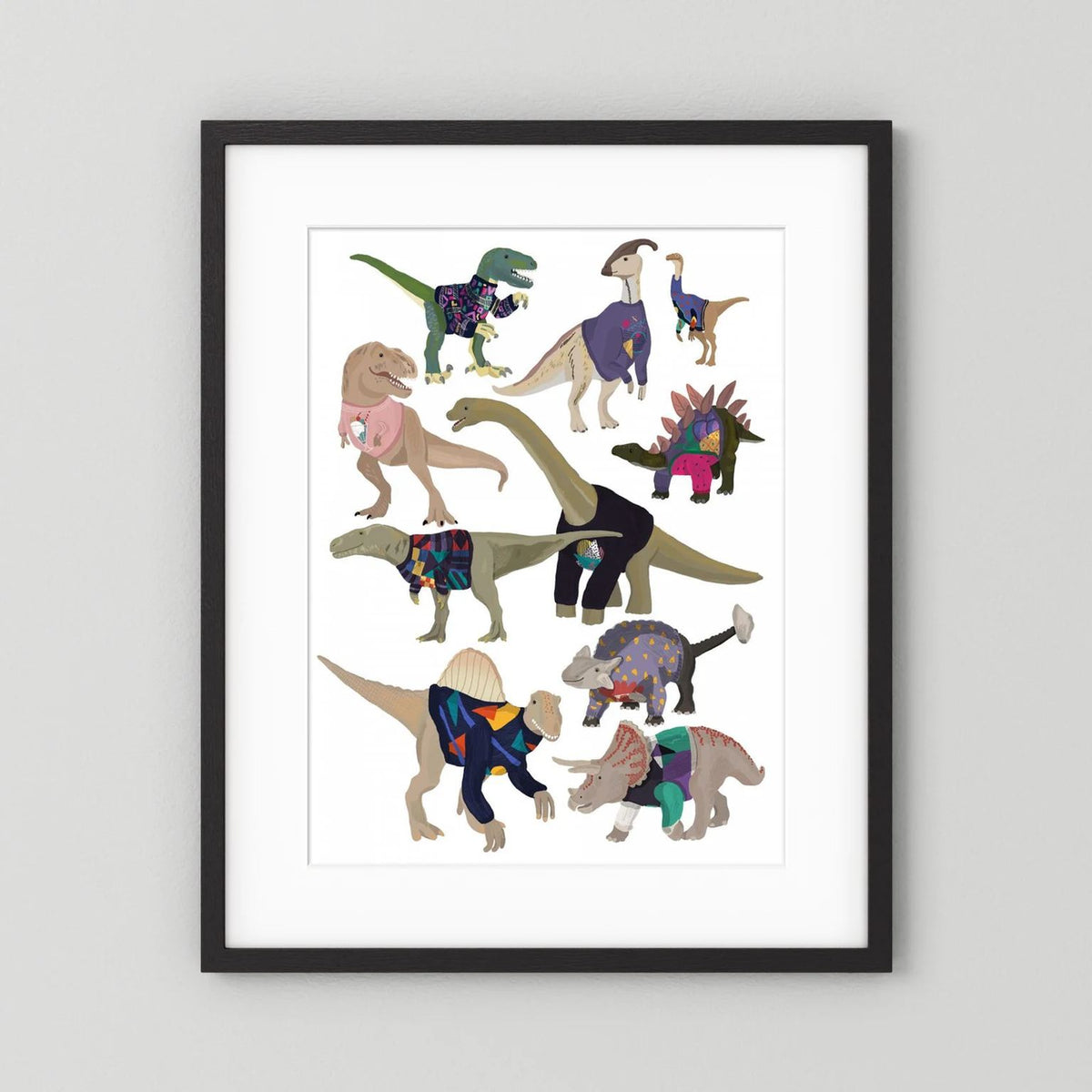 Dinosaurs In 80s Jumpers 