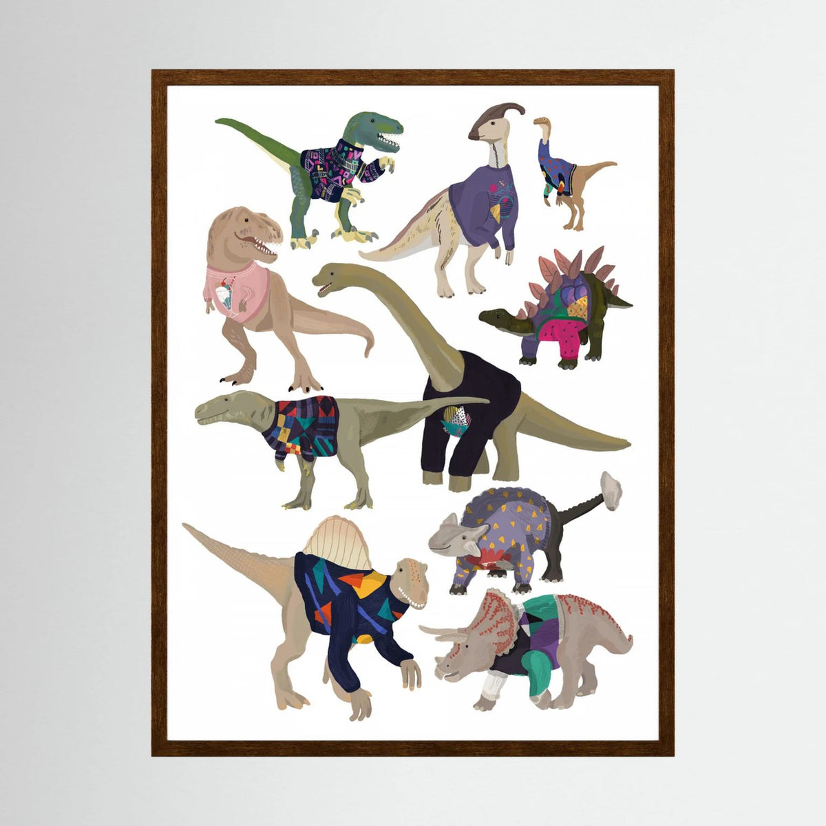 Dinosaurs In 80s Jumpers 