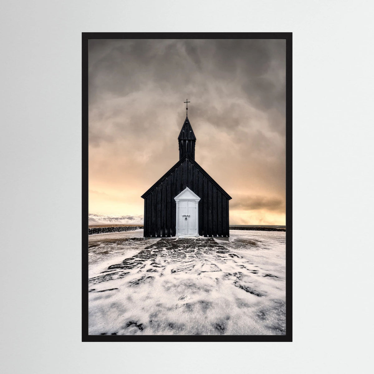 Iceland Black Church 