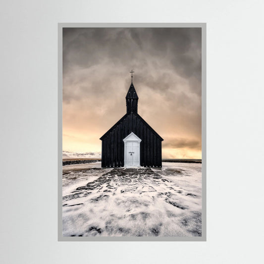 Iceland Black Church 