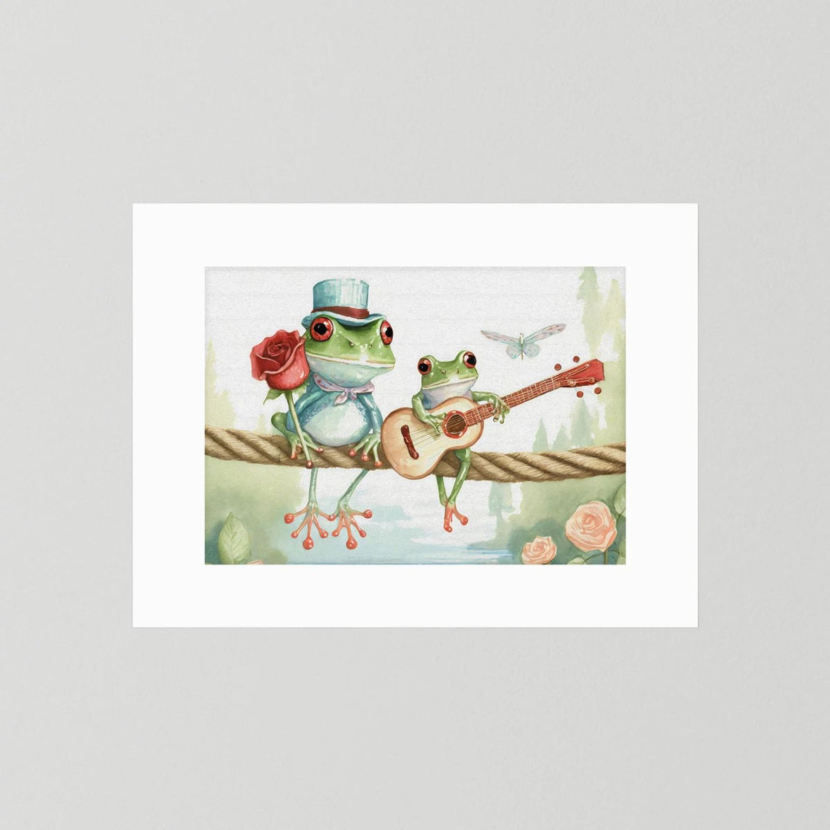 Frogs on a rope 