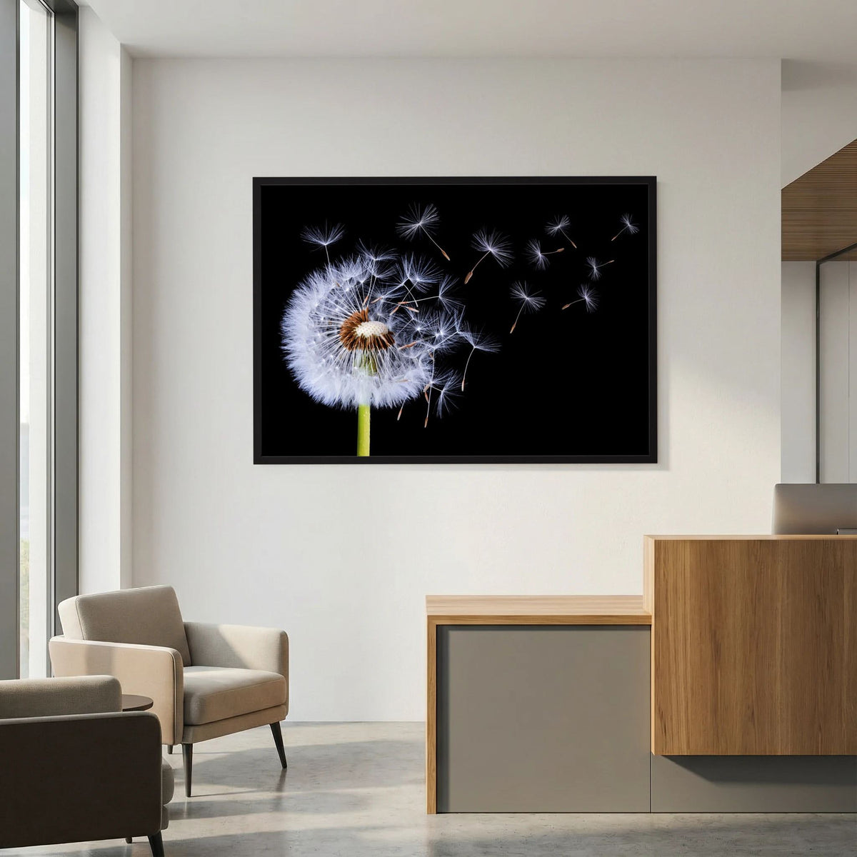 Dandelion Blowing 