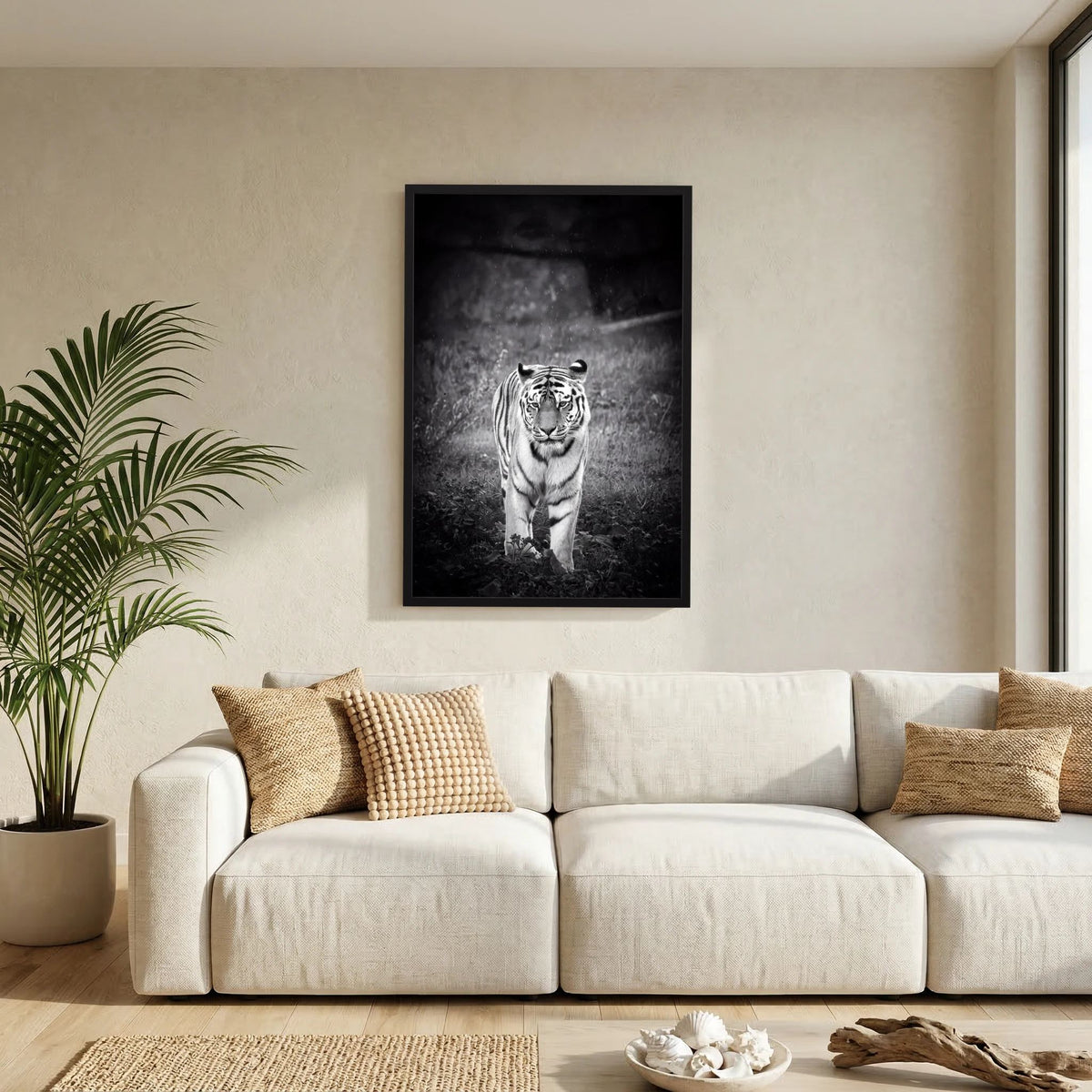 Tiger in Rain