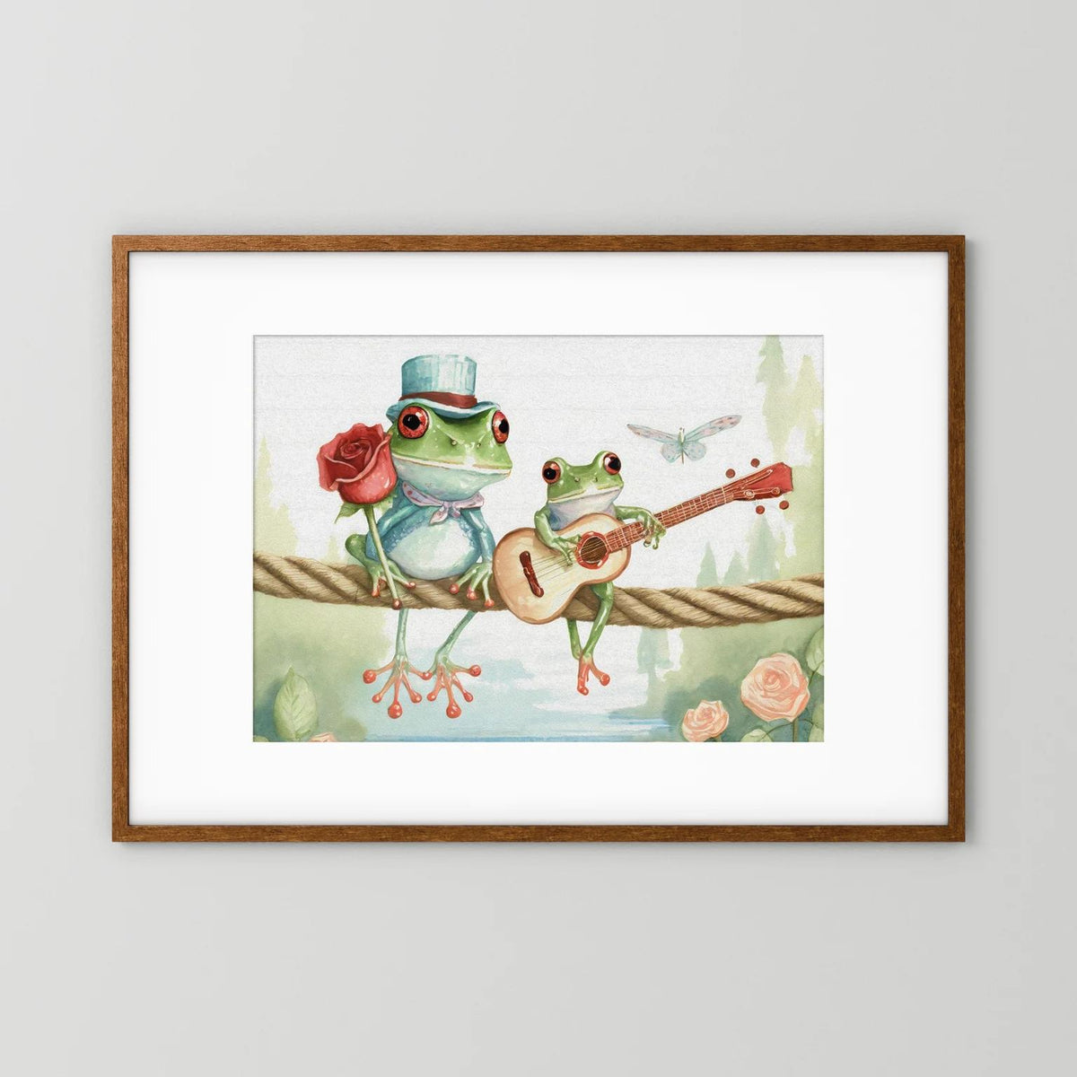 Frogs on a rope 