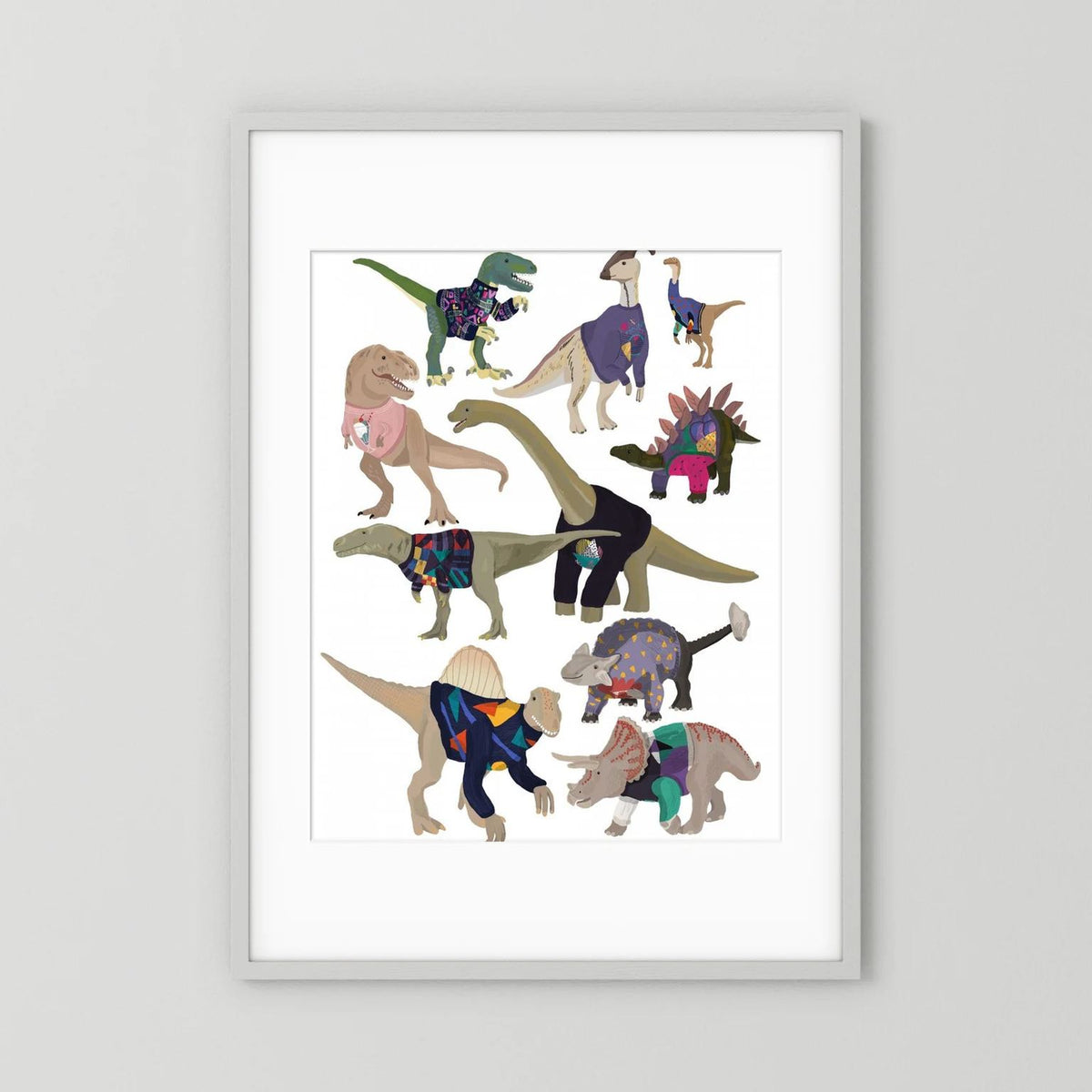 Dinosaurs In 80s Jumpers 
