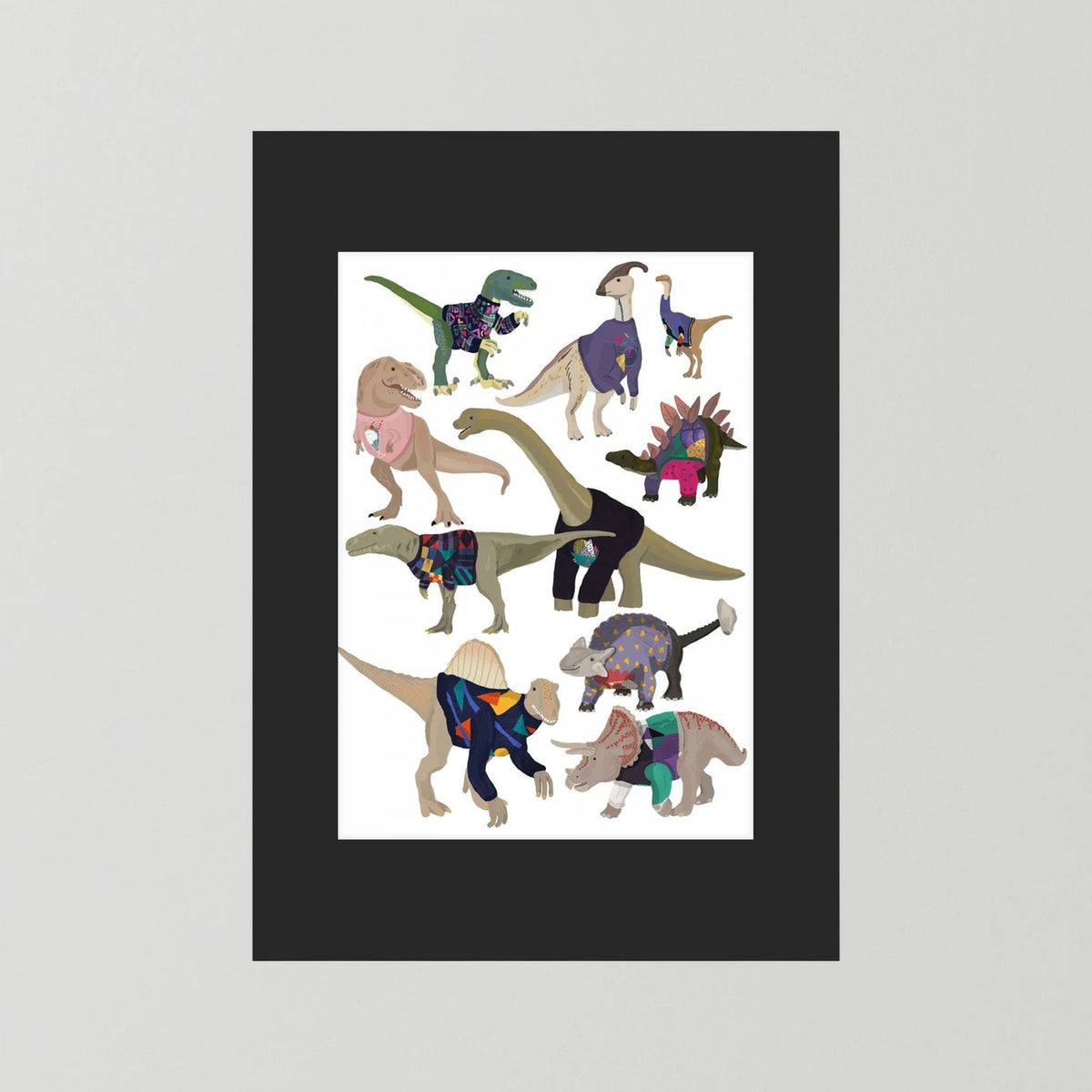 Dinosaurs In 80s Jumpers 