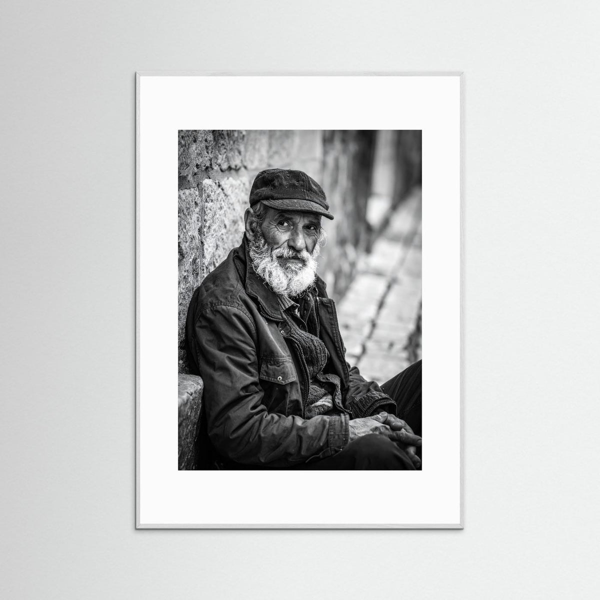 Man on street