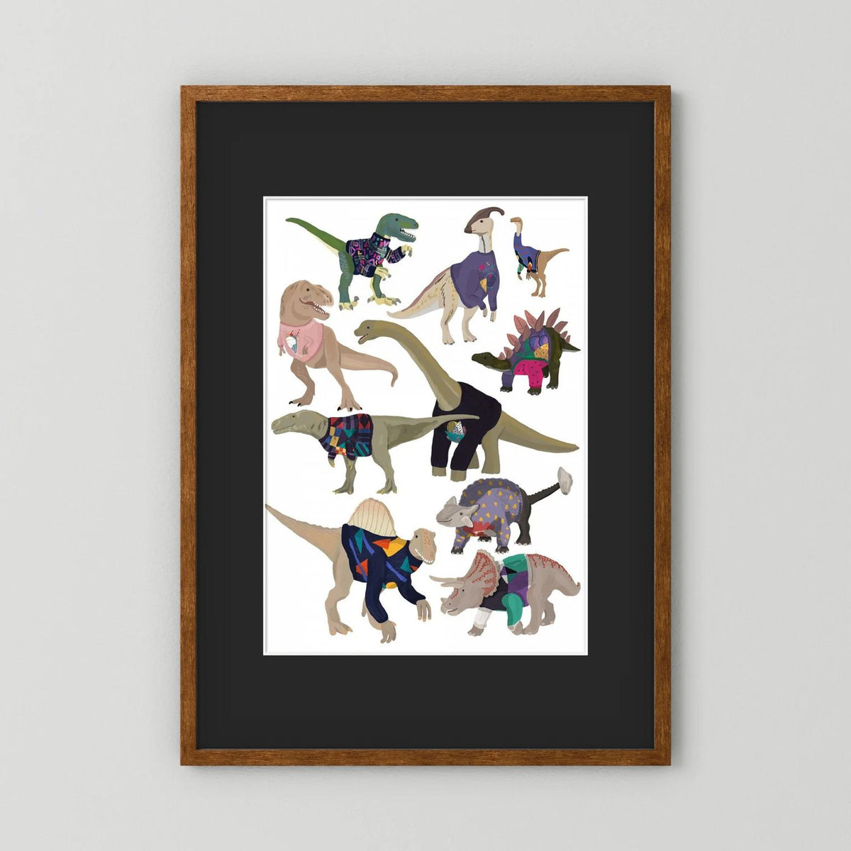 Dinosaurs In 80s Jumpers 