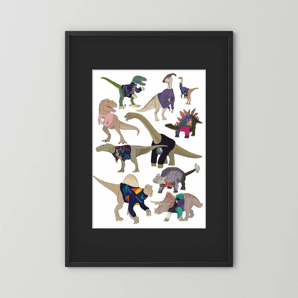Dinosaurs In 80s Jumpers 