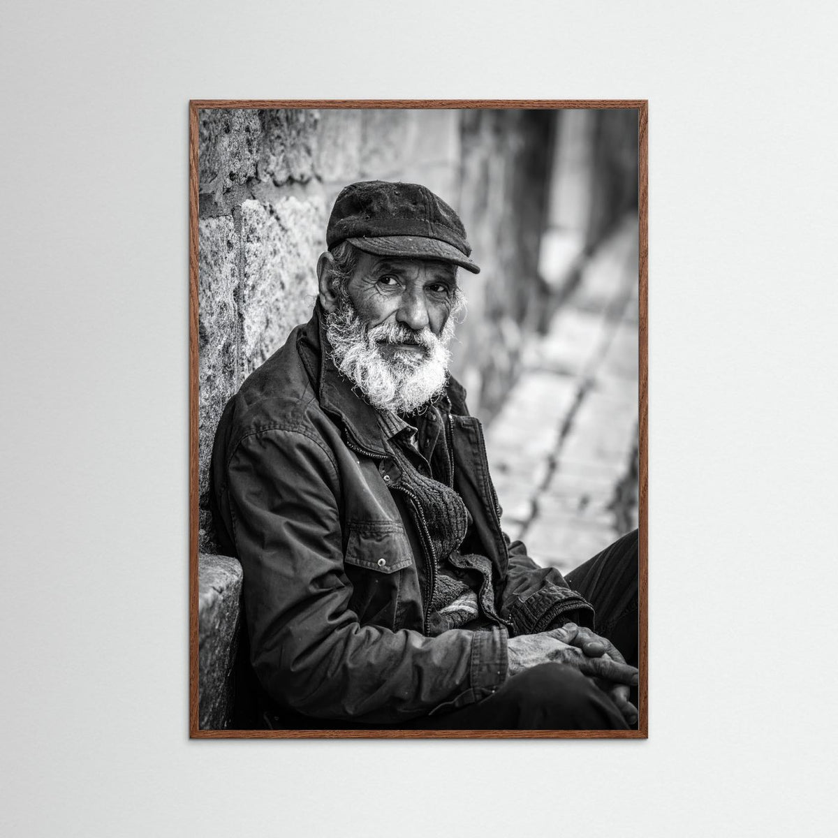 Man on street