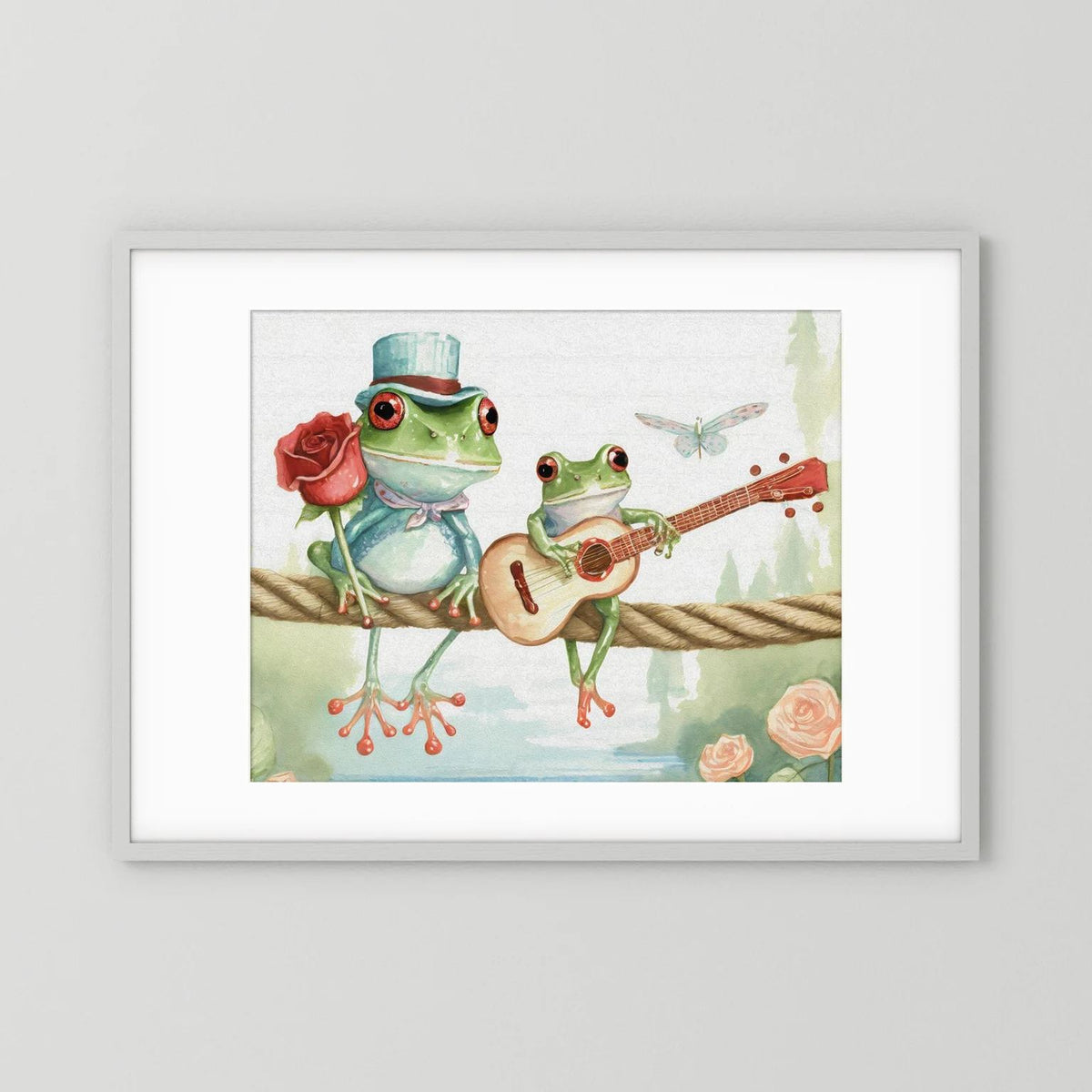 Frogs on a rope 
