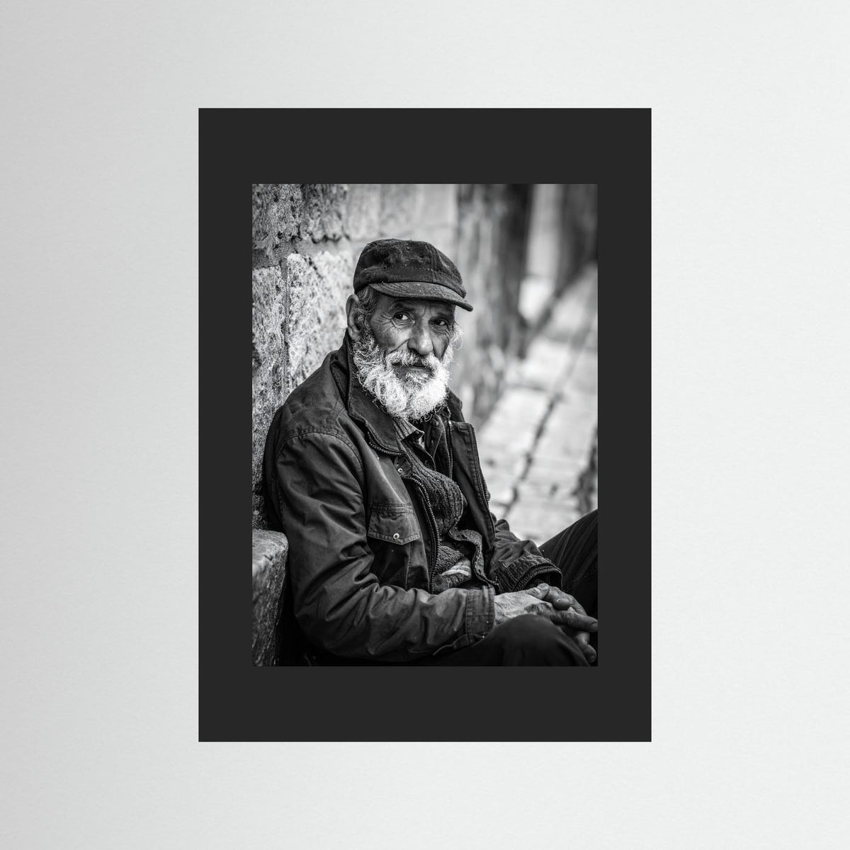 Man on street