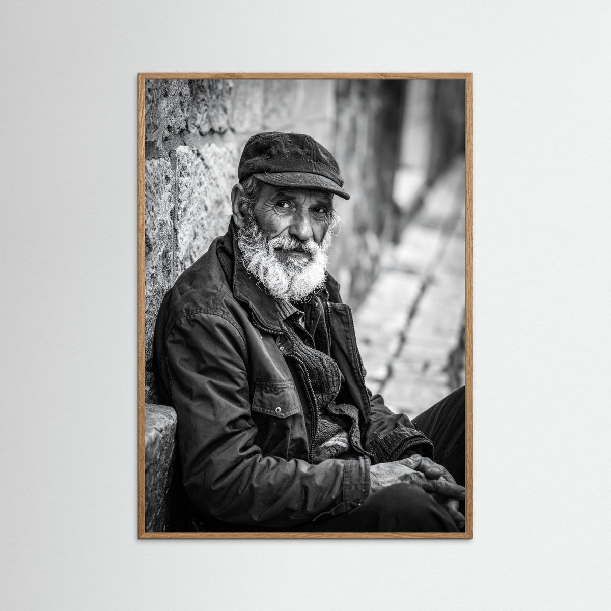 Man on street