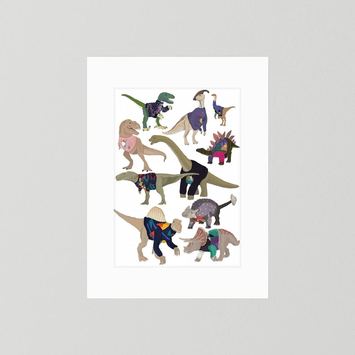 Dinosaurs In 80s Jumpers 