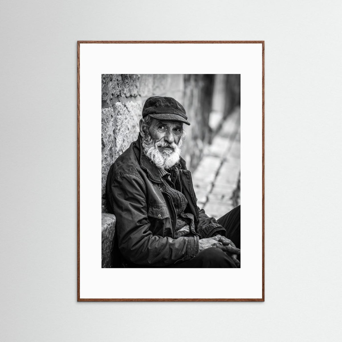 Man on street