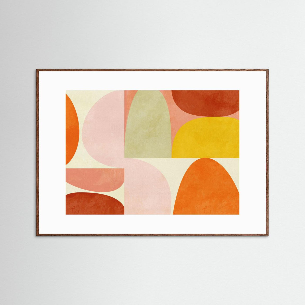 Warm Pastel Geometry