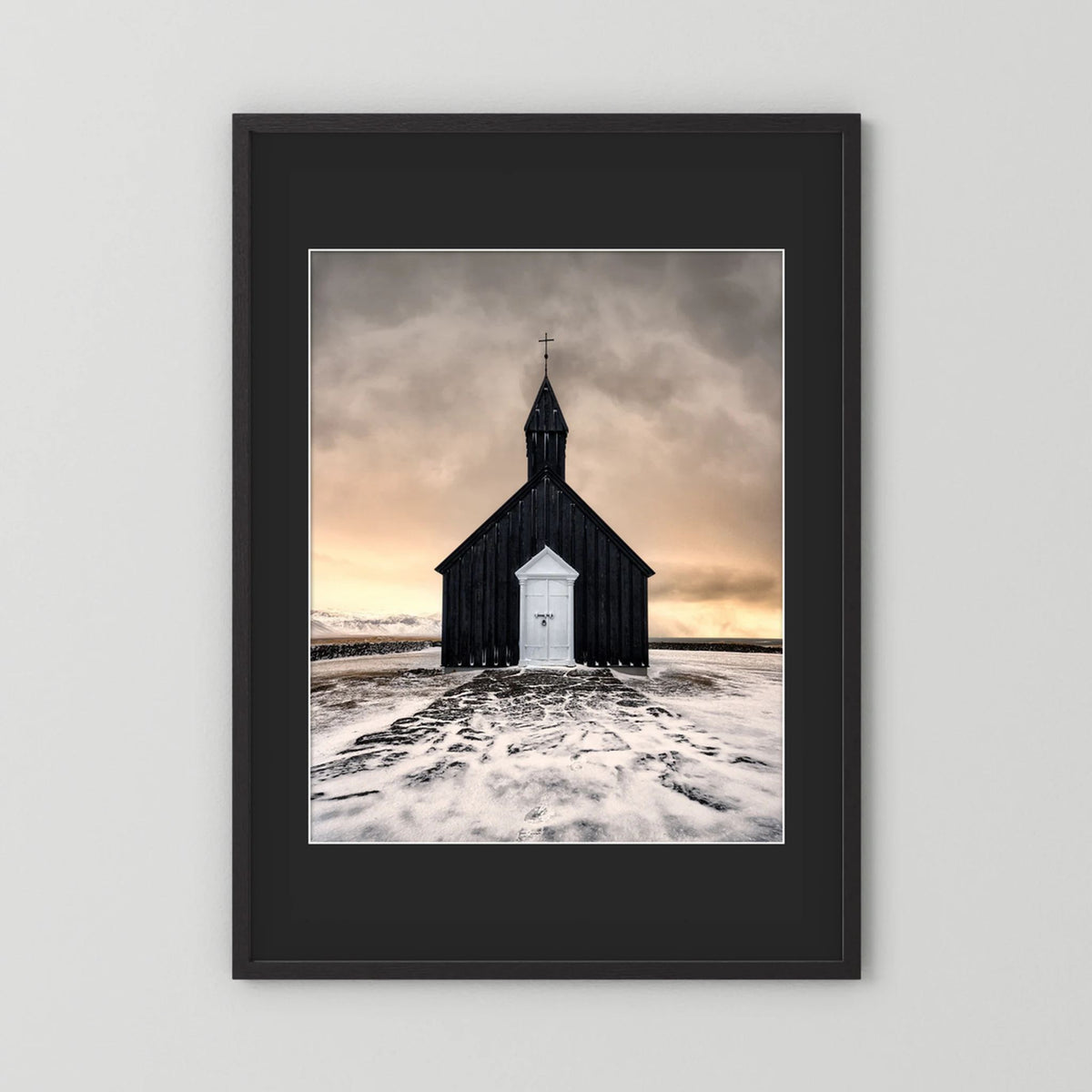 Iceland Black Church 