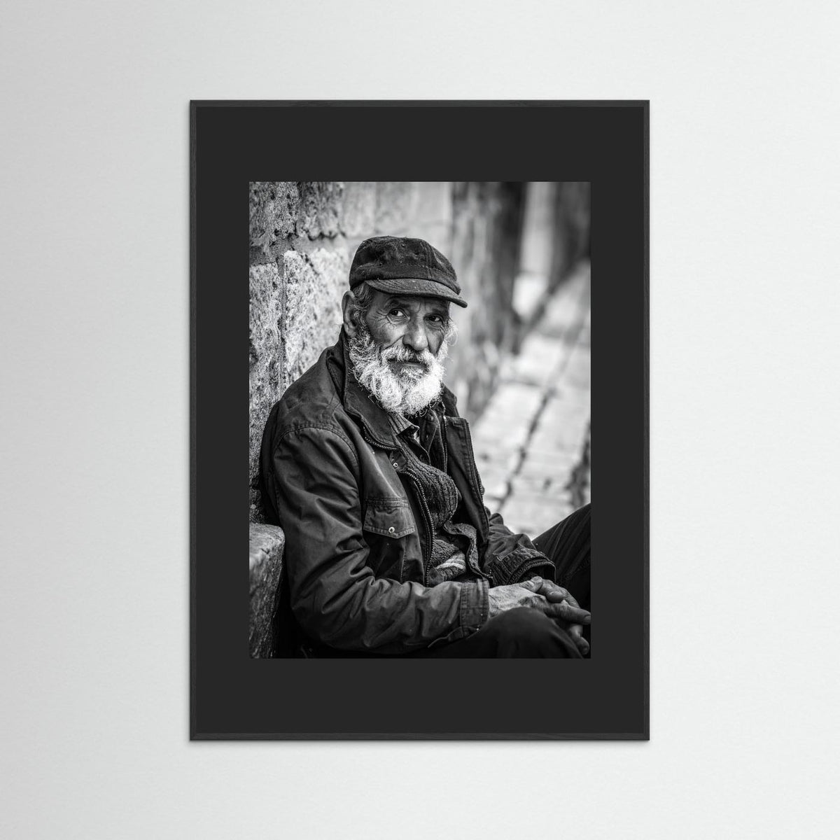 Man on street