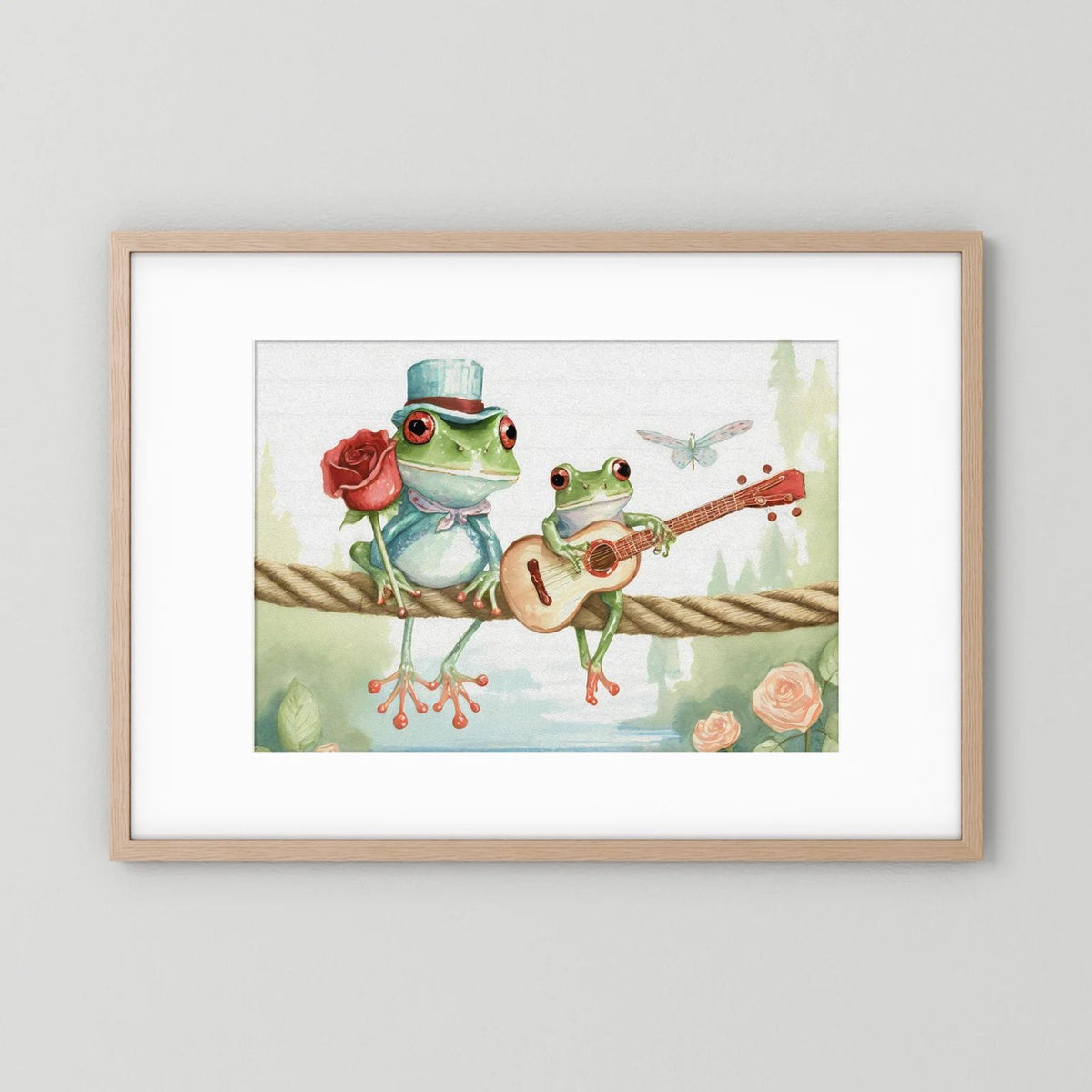 Frogs on a rope 