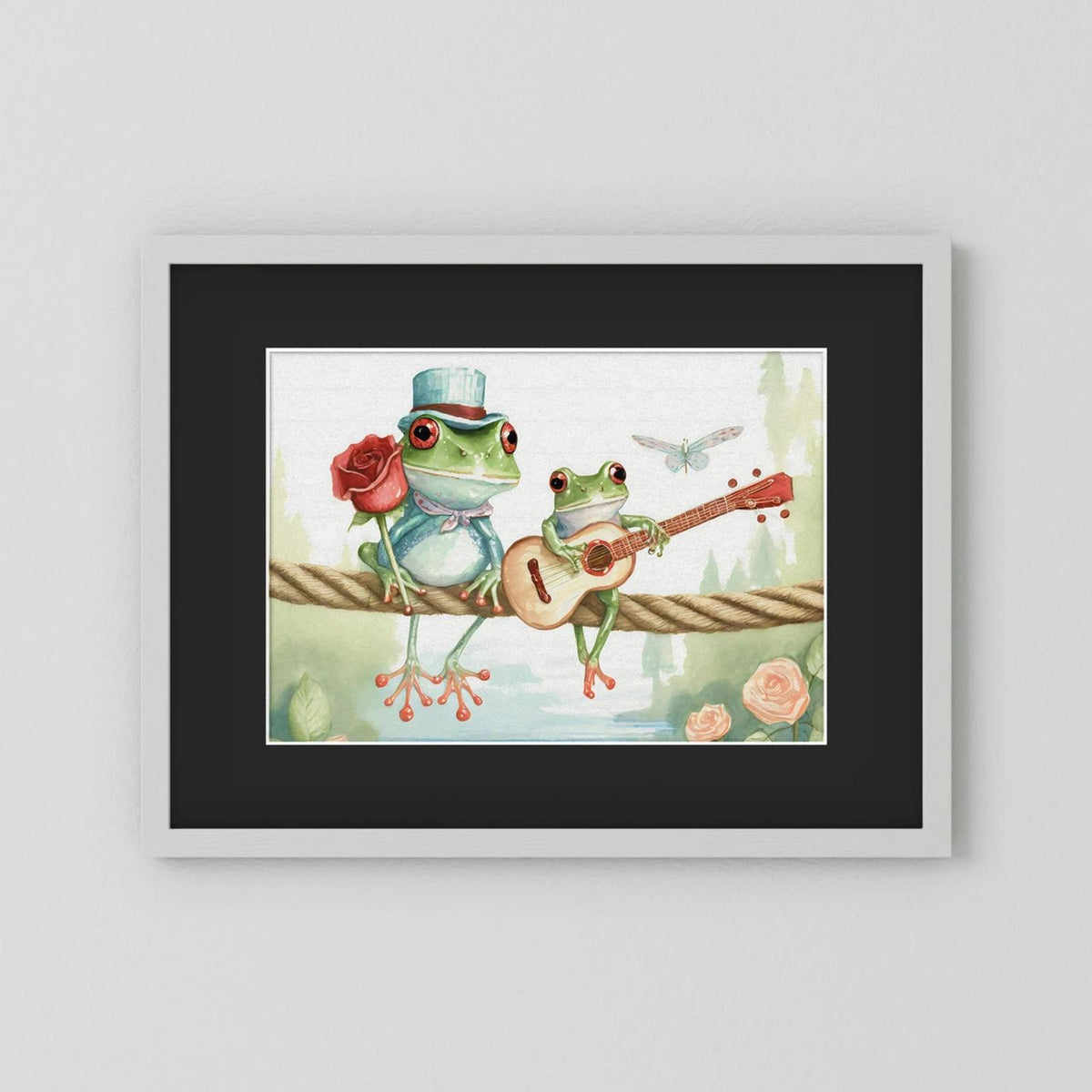 Frogs on a rope 