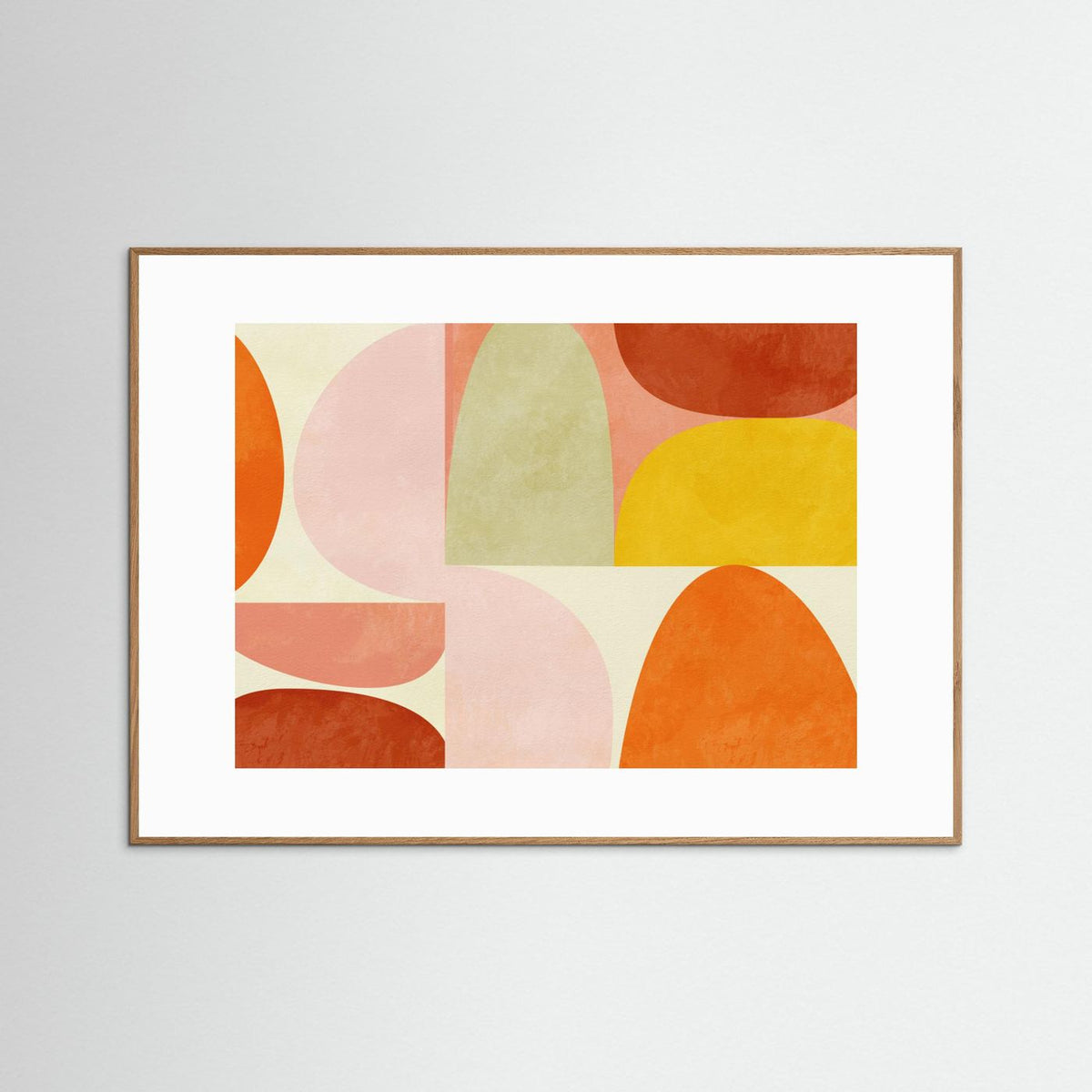 Warm Pastel Geometry 